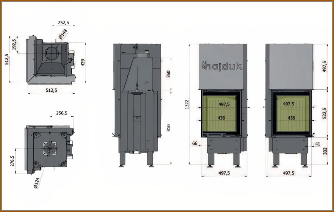 Wkład-kominkowy-Hajduk-Smart-2LTh-S-rysunek
