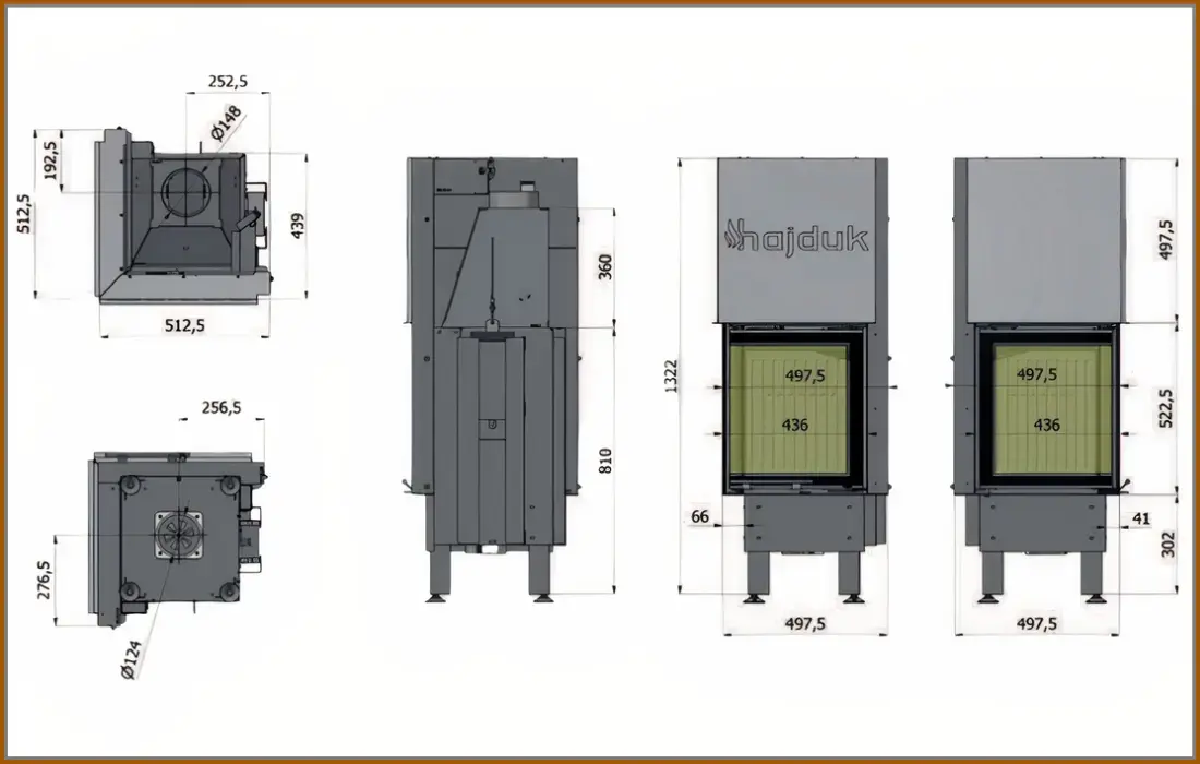 Wkład-kominkowy-Hajduk-Smart-2PTh-S-rysunek