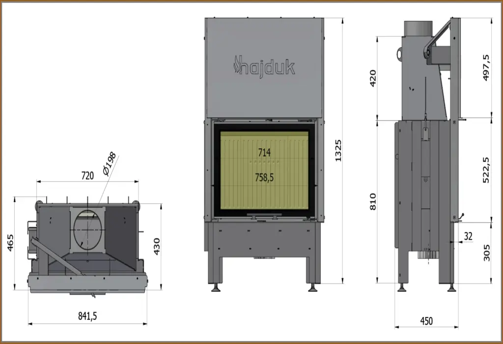 Wkład-kominkowy-Hajduk-Volcano-ATh–rysunek