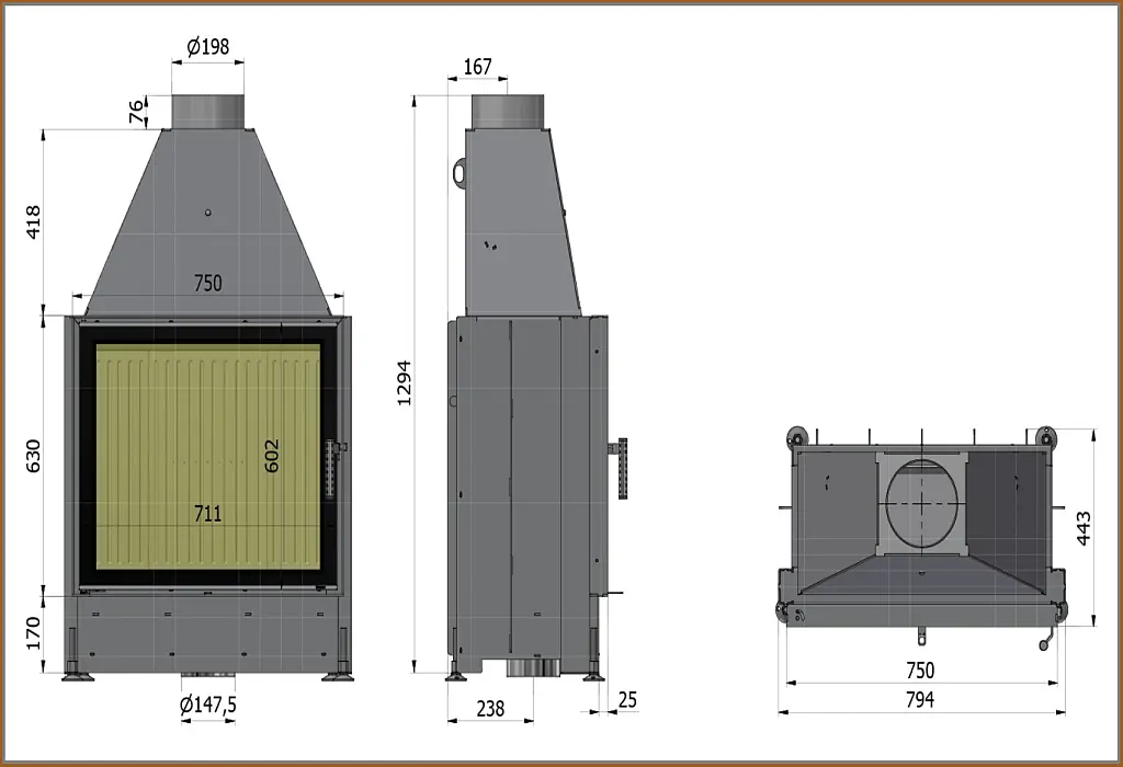 Wkład-kominkowy-Hajduk-Volcano-ST–rysunek