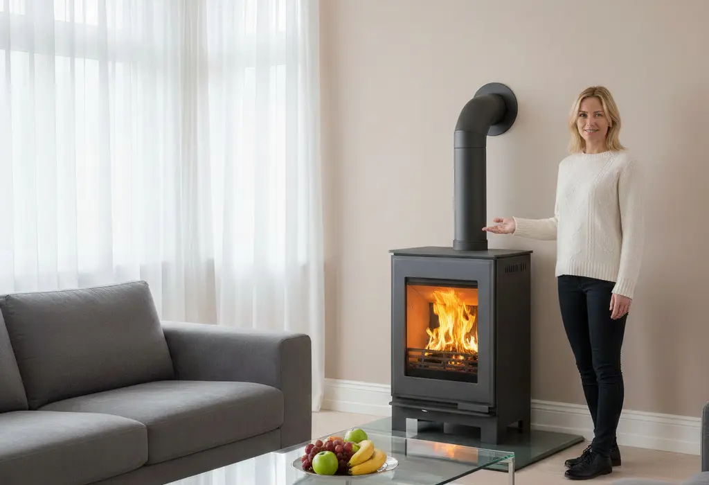 Piec wolnostojący koza 6,5 kW Kawmet HARITA S15i Basic ECO EKOPROJEKT Harita-S15i-Basic-Eco-interior2
