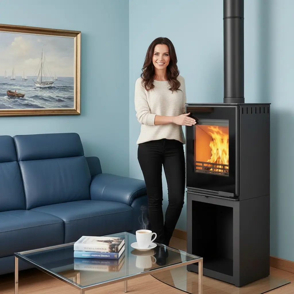 Piec wolnostojący koza 6,5 kW Kawmet HARITA S15i L-Box ECO EKOPROJEKT Harita-S15-Leg-Eco-interior2