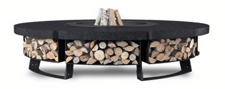 Palenisko ogrodowe Hetta Round 230 cm Stal/Granit