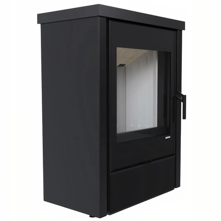 Piec kominkowy wolnostojący stalowy 9,8 kW Defro Della Przyłącze Zestaw