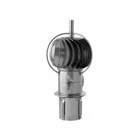 Turbowent z zewnętrznym łożyskowaniem TUZ150CHCH-PTU z podstawą wciskaną