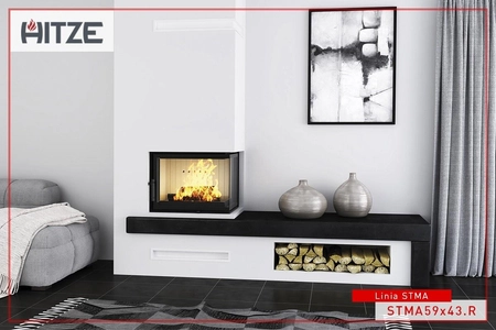 Wkład kominkowy powietrzny Hitze STMA54x39.S