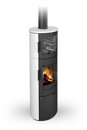 Piec kominkowy z piekarnikiem Romotop LUGO N 01 BF ceramika