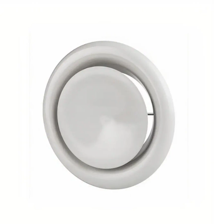 Anemostat nawiewny okrągły biały AS125-ML.B Darco