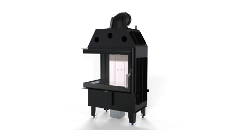 Wkład kominkowy lewy Defro Home INTRA SM BL