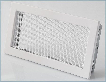 Kratka VENTLAB KRVSM220x095-ML.B bez żaluzji z siatką, biała