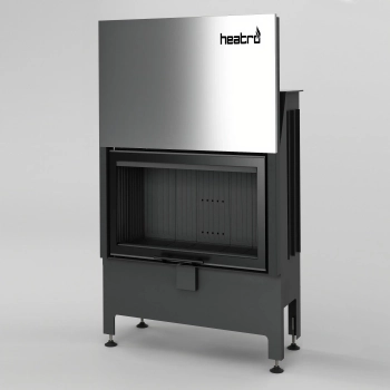 Kominek powietrzny gilotyna Heatro 81H black