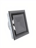Anemostat metalowy prostokątny czarny ASK125-ML.CZ Darco