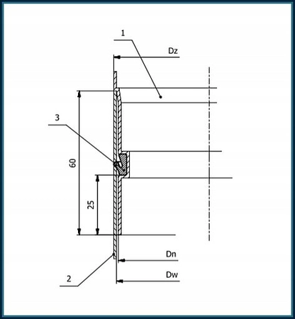 Wkładka do komina z ceramiki do pieca na pellet SPP WKCP080/200-CZ1,2SP Darco