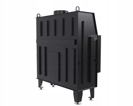 Kominek wkład prosty Defro Home Impuls LA i zestaw do montażu zabudowy