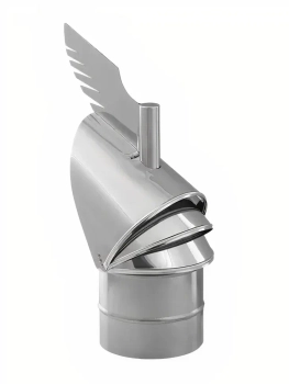 Nasada kominowa Rotowent Dragon RO150CH-DR-B-S z podstawą rurową