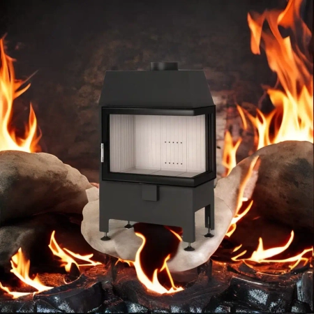 Wkład kominkowy powietrzny narożny Heatro 55P