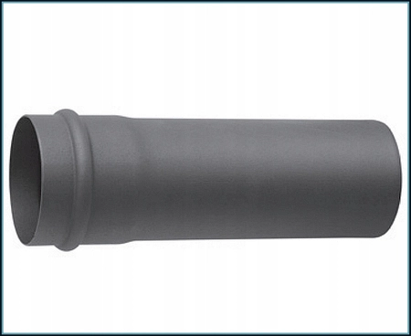 Rura prosta czarna do pieców na pelet 80/250 mm SPKP RP080/0,25-CZ1,2P Darco
