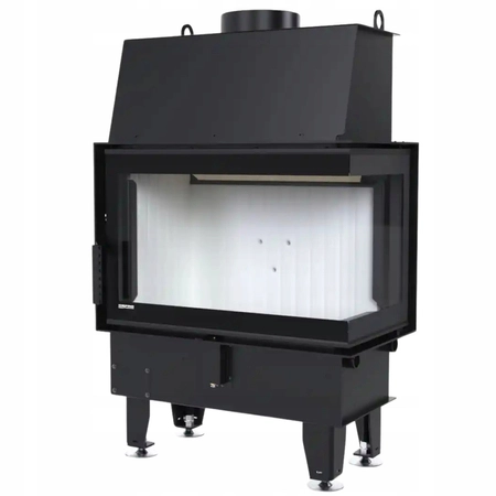 Wkład kominkowy prawy 9 kW Eko Defro Home Impuls SM BP Zestaw montażowy