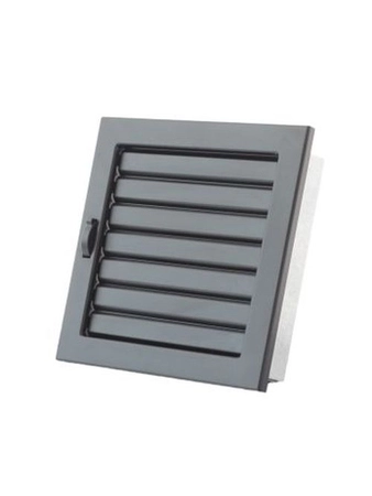 Kratka VENTLAB KRVZ220x220-ML.CZ z żaluzją ruchomą czarna