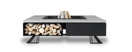 Palenisko ogrodowe Hetta Square140 cm Stal/Beton