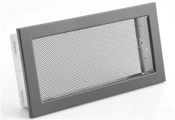 Kratka VENTLAB KRVSM240x170-ML.CZ bez żaluzji z siatką, czarna