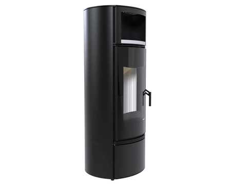 Piec kominkowy powietrzny wolnostojący stalowy 9 kW Defro Orbis Extento H