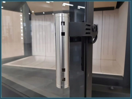 Kominek powietrzny gilotyna Heatro 55H black