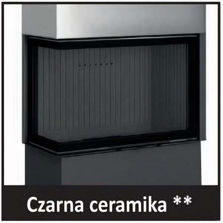 Wkład kominkowy dwustronny Hajduk Volcano FDT 11 kW