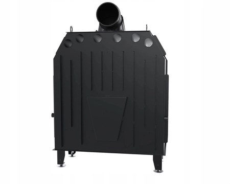 Wkład kominkowy prosty Defro Home Intra LA z zestawem do montażu zabudowy