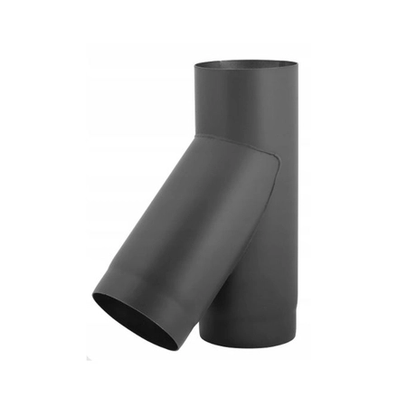 Trójnik spalinowy czarny Darco TR200/45-CZ2