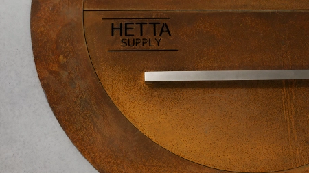 Palenisko ogrodowe Hetta Round 120 cm Corten/Granit Viscount