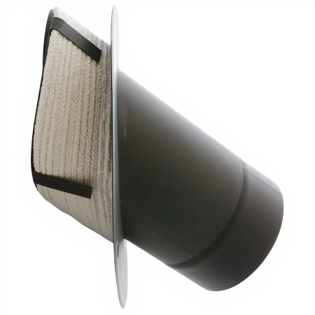 Wkładka kątowa spalinowa do komina ceramicznego WKK-CS150/180/45-CZ