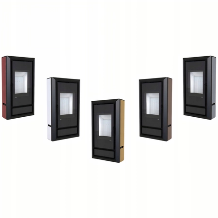 Piec kominkowy powietrzny stalowy 9 kW Defro IGNIS z przyłączem kominowym