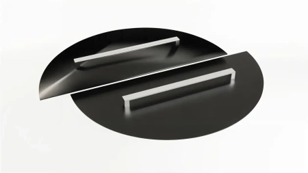 Pokrywa do paleniska ogrodowego Hetta Round 120 cm Black Inox