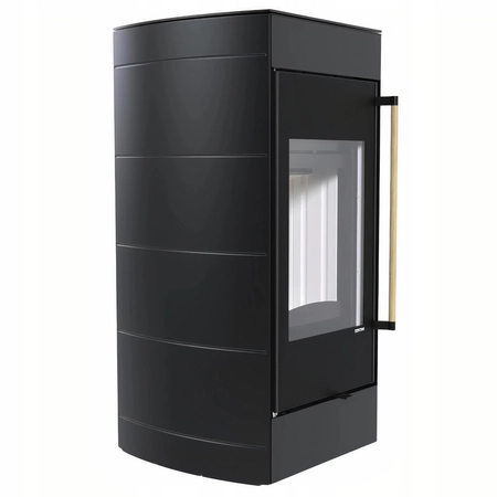 Piec kominkowy z płaszczem wodnym moc 9 kW Defro Hydrofire Przyłącze Zestaw