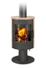 Piec kominkowy obrotowy Romotop EVORA T 07 piaskowiec