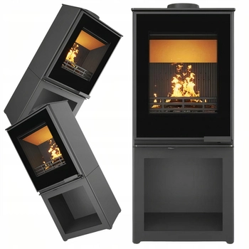 Piec wolnostojący koza 6,5 kW Kawmet HARITA S15i S-Box Decor ECO EKOPROJEKT