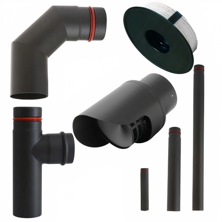 Trójnik do pieca na pellet SPP TR080/90-CZ1,2SP Darco