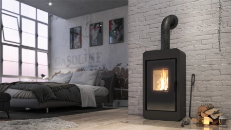 Piec kominkowy powietrzny Defro Home PICO