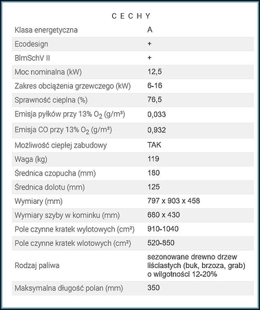 Wkład kominkowy powietrzny Hitze STMA68x43.S