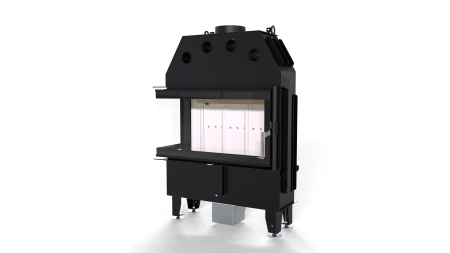 Wkład kominkowy lewy Defro Home INTRA ME BL Slim