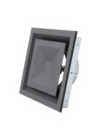 Anemostat metalowy prostokątny czarny ASK125-ML.CZ Darco