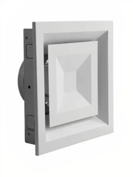 Anemostat metalowy prostokątny biały ASK125-ML.B Darco