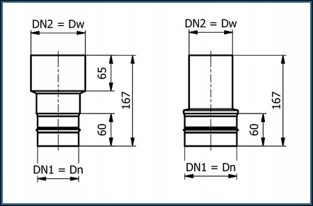 Redukcja do pieca na pellet SPP RD-080/-100-CZ1,2SP Darco