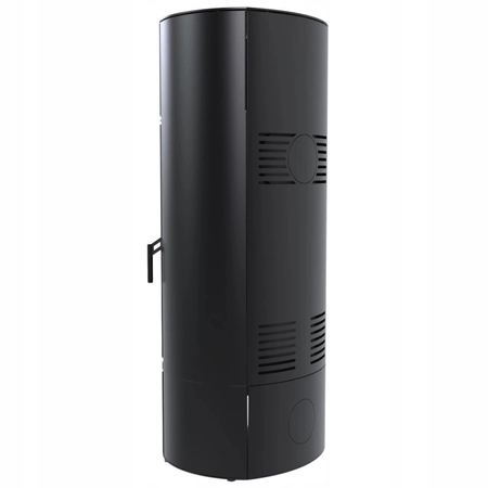 Piec kominkowy wolnostojący moc 9 kW Eko Defro Extento F Przyłącze Zestaw