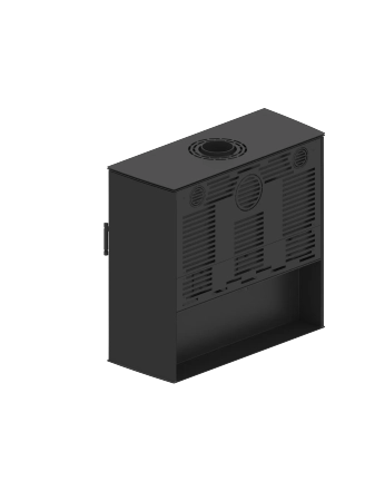 Piec kominkowy powietrzny Hitze Lupo L