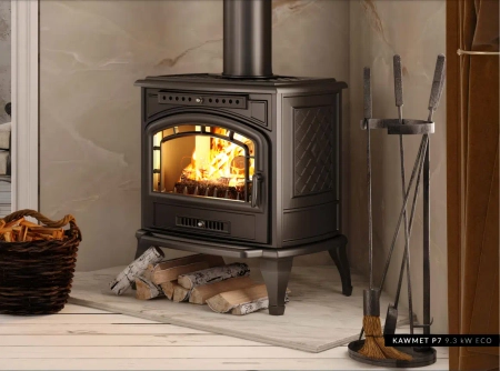 Piec kominkowy żeliwny Kawmet P7 (9,3 kW) ECO