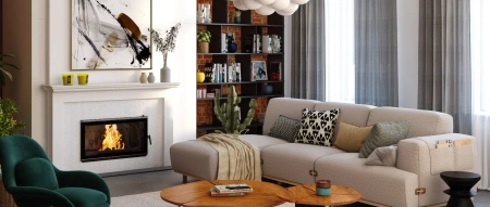 Wkład kominkowy żeliwny Kawmet W16 (16,3 kW) Eco