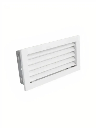 Kratka z żaluzją stałą biała KRVZS450x220-ML.B VENTLAB