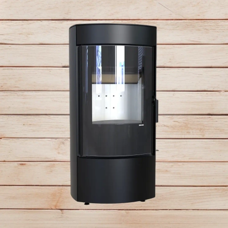 Piec kominkowy powietrzny czarny Defro Home CERES